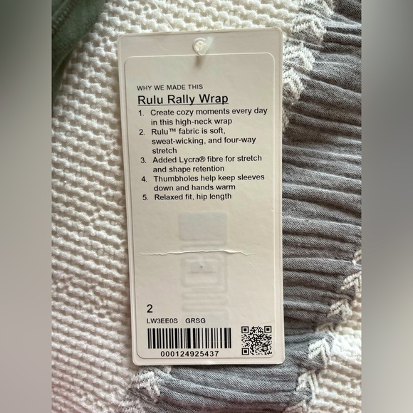 Lululemon Rulu Rally Wrap - Picture 2 of 4